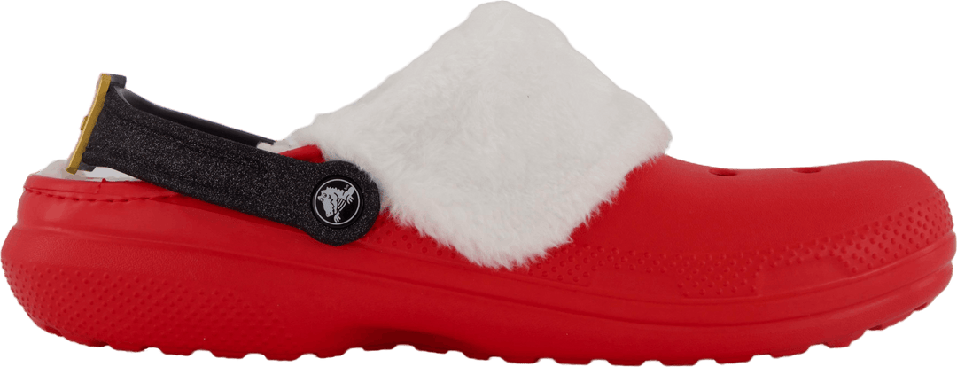 Klassischer gefütterter Santa Clog Varsity Rot/Multi