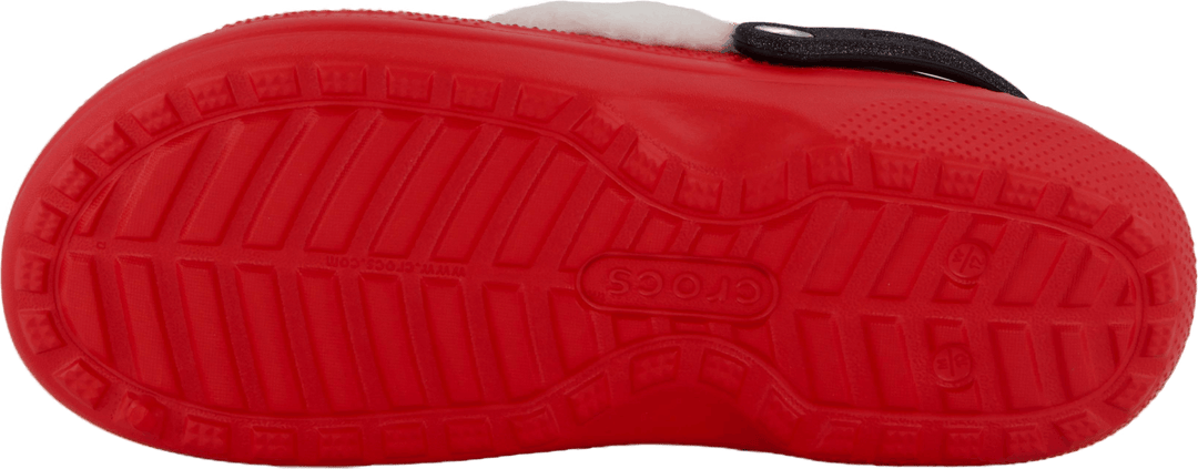 Klassischer gefütterter Santa Clog Varsity Rot/Multi