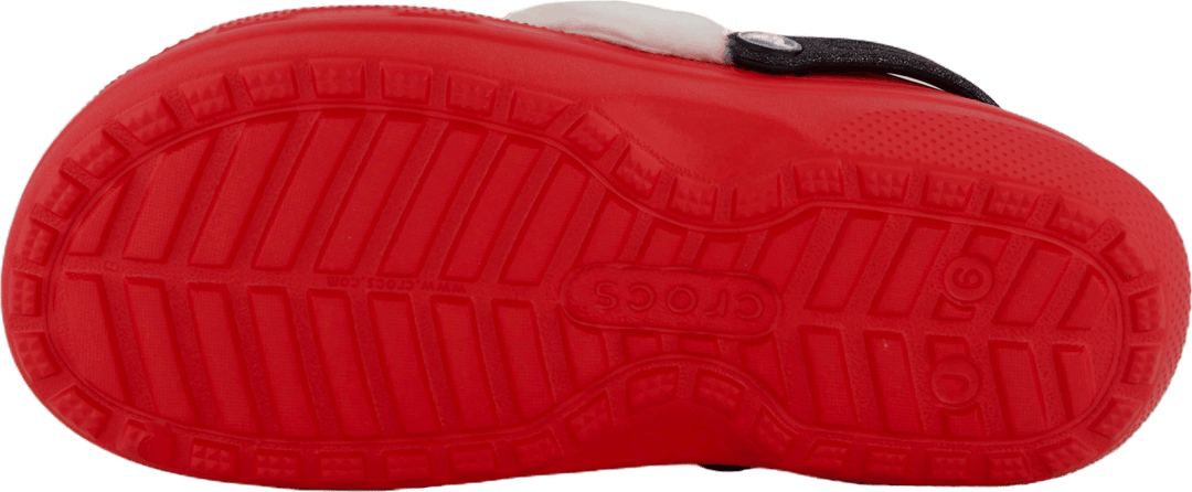 Klassischer gefütterter Santa Clog K Varsity Rot/mehrfarbig