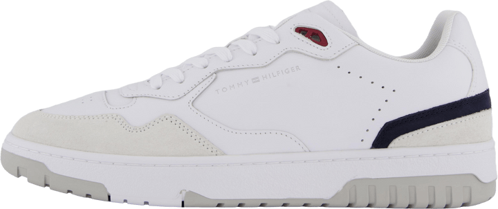 Th Basket Street Leather White