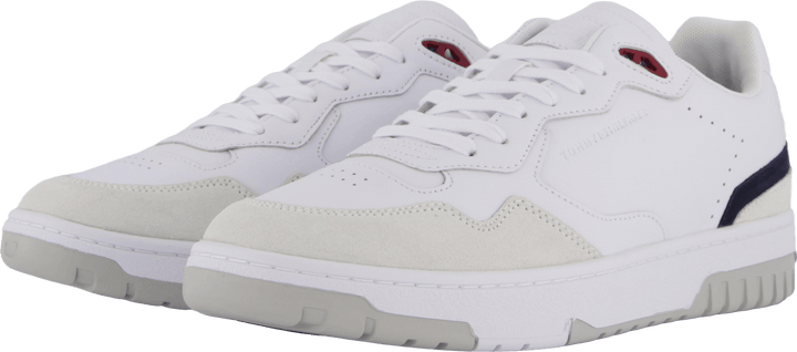 Th Basket Street Leather White