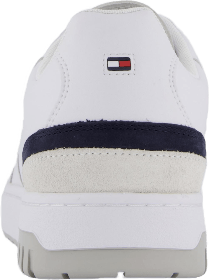 Th Basket Street Leather White