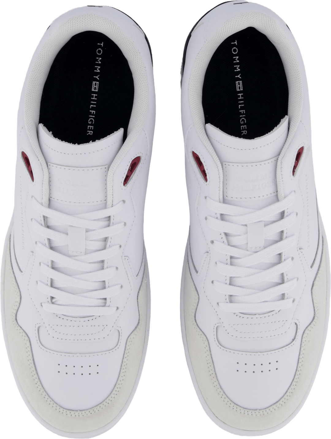 Th Basket Street Leather White