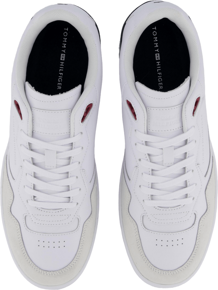 Th Basket Street Leather White