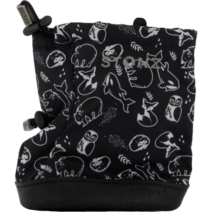 Toddler Booties Black