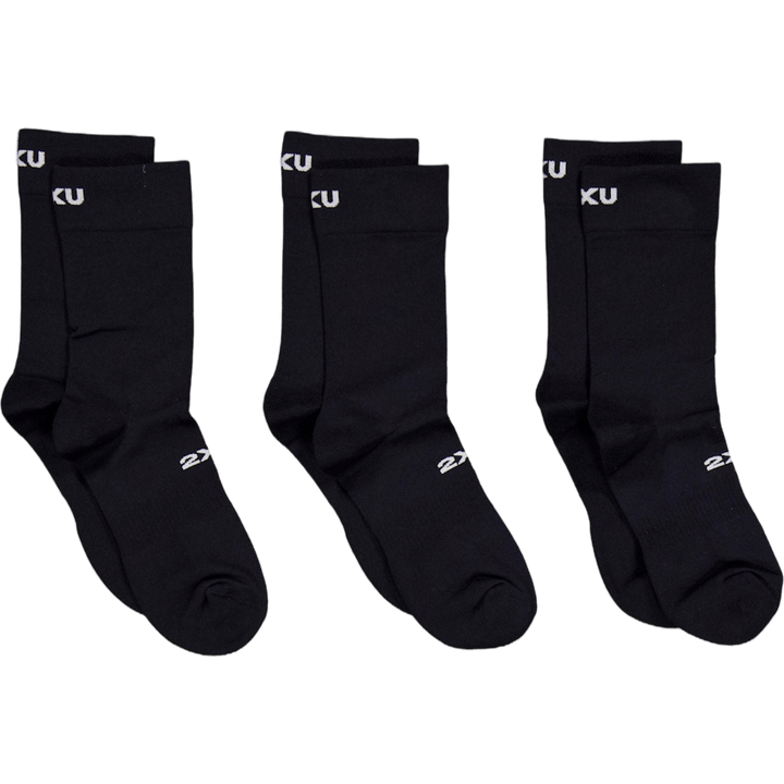 Lot de 3 paires de chaussettes noires/blanches