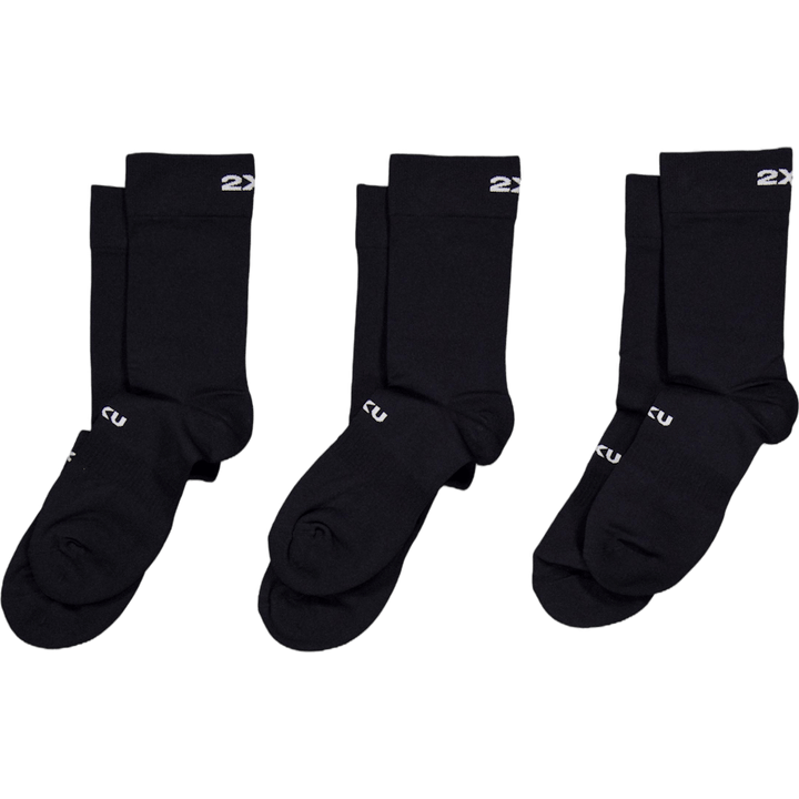 Lot de 3 paires de chaussettes noires/blanches