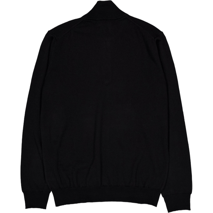 Kiyan Merino Quarter Zip Black