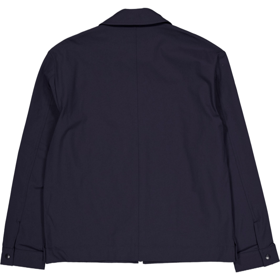 Jake Zipped Overshirt Jl Navy
