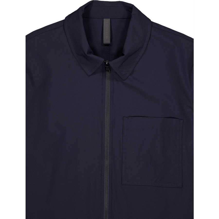 Jake Zipped Overshirt Jl Navy