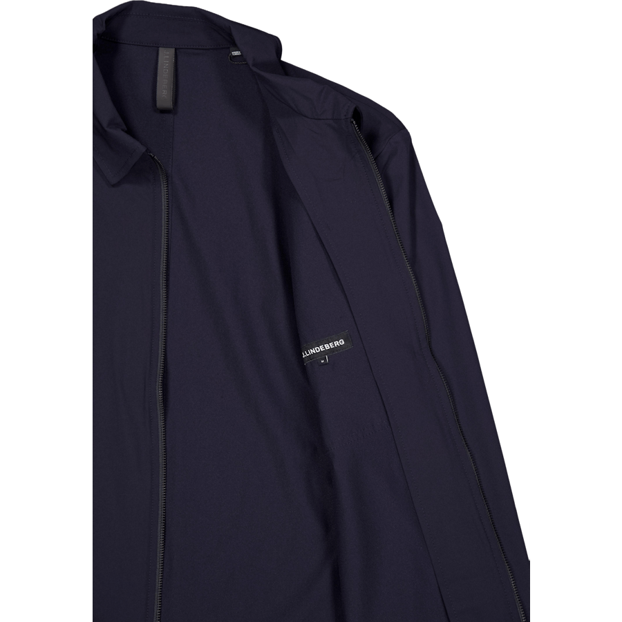 Jake Zipped Overshirt Jl Navy