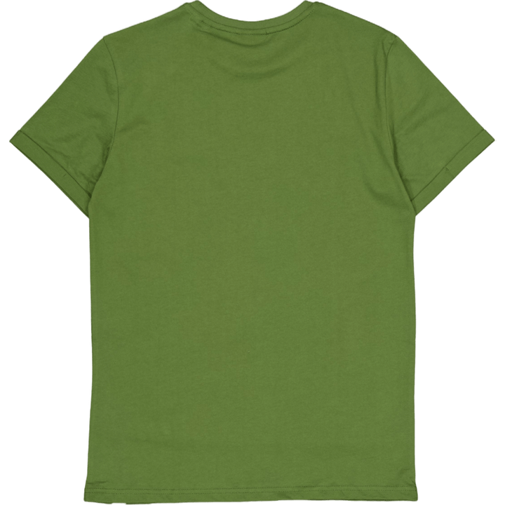 Nørregaard T-Shirt - Saisonales Schnittlauchgrün/orange