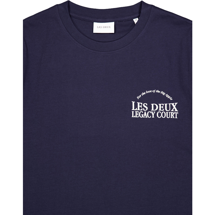 Legacy Court-T-Shirt Dunkelmarine