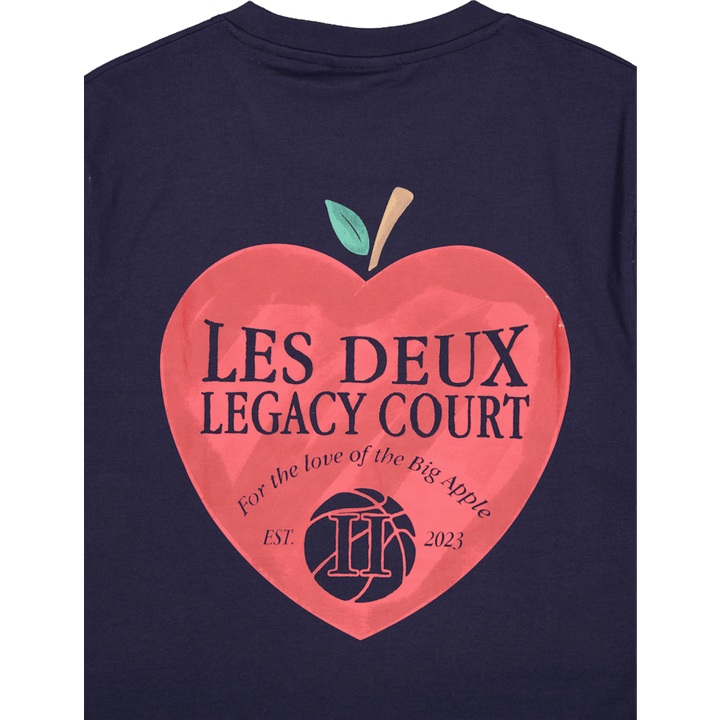 Legacy Court-T-Shirt Dunkelmarine