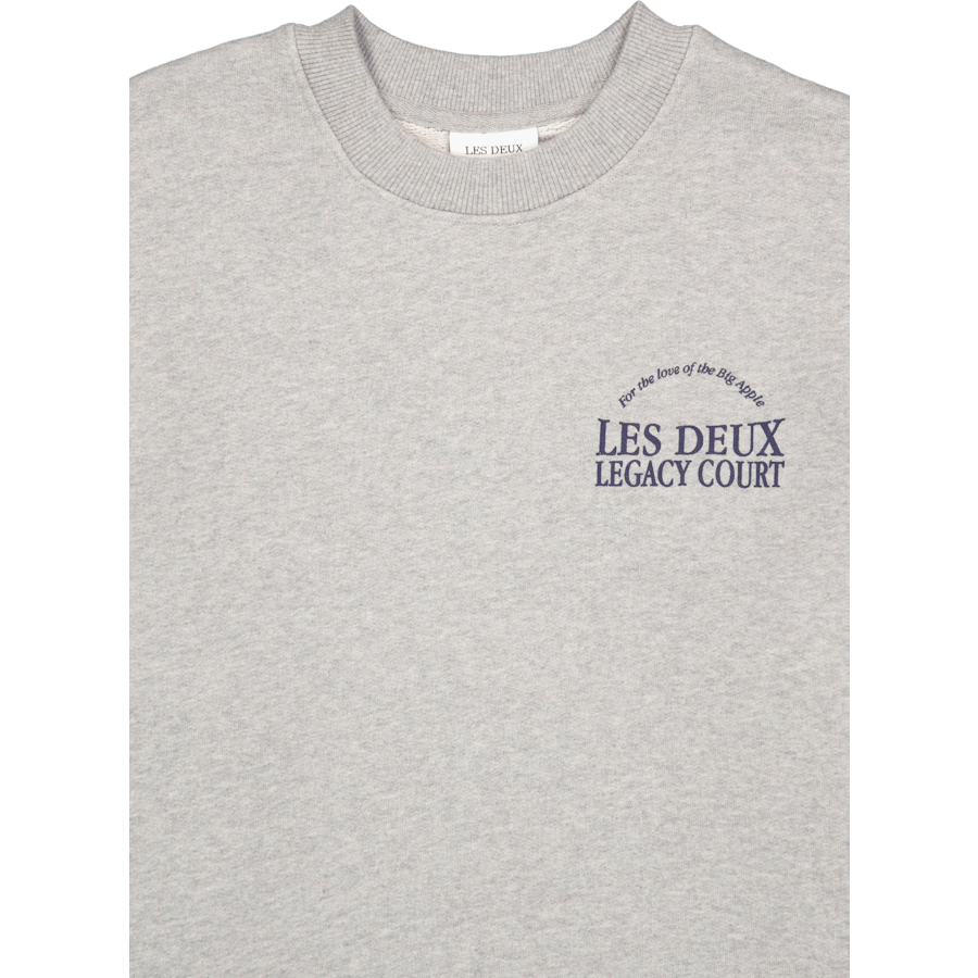 Felpa Legacy Court Grigio Melange