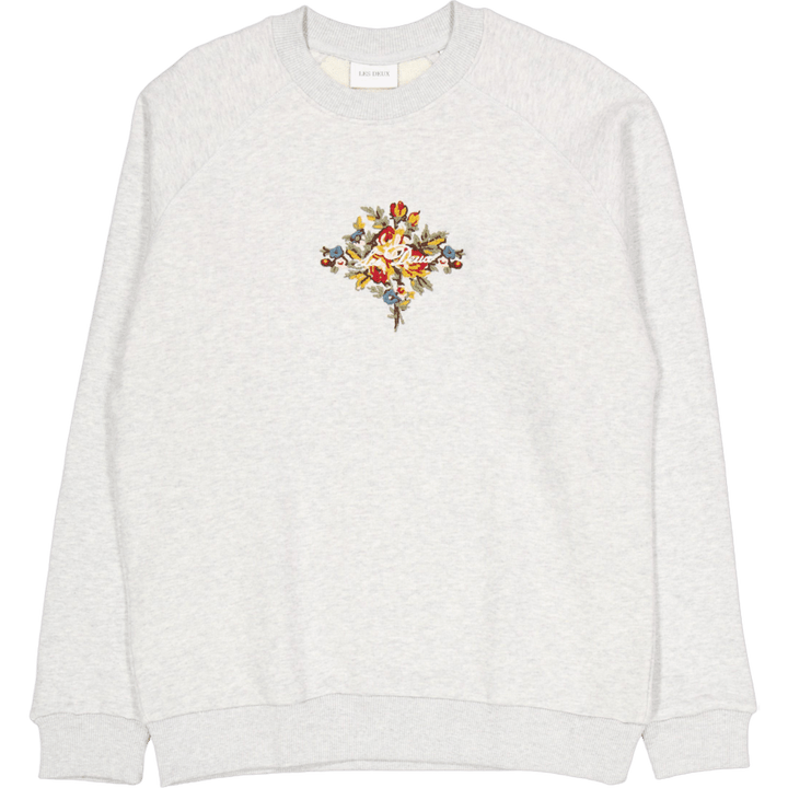 Felpa Fiore Neve Melange
