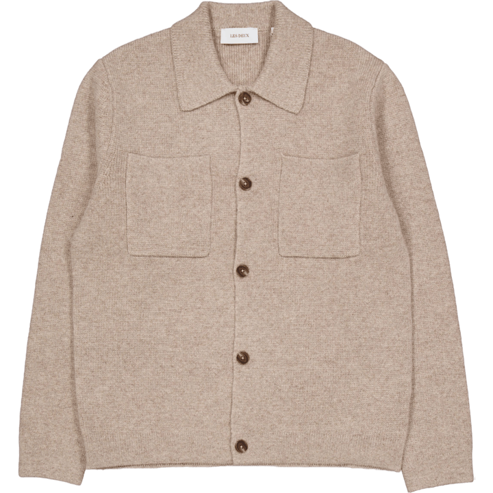 Fischer Milano Überhemd Light Desert Sand Melange