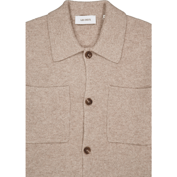 Fischer Milano Überhemd Light Desert Sand Melange