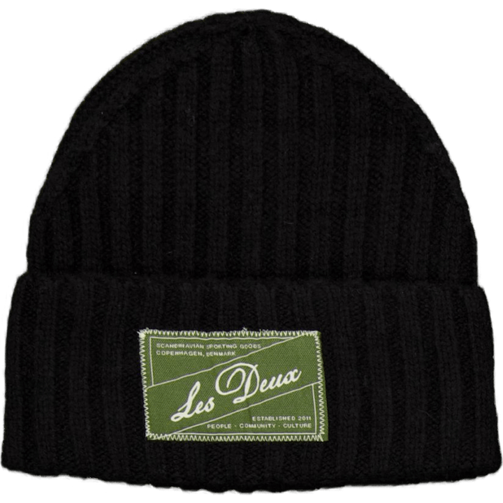 Wells Wool Beanie Schwarz