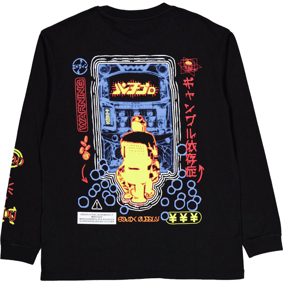 Tričko Pachinko Ls Black
