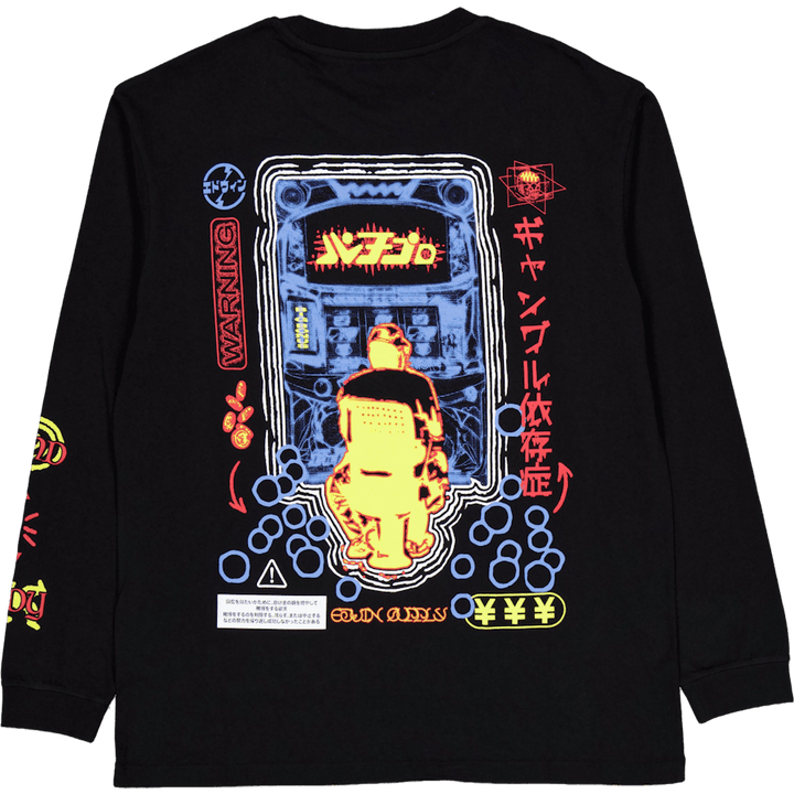 Tričko Pachinko Ls Black