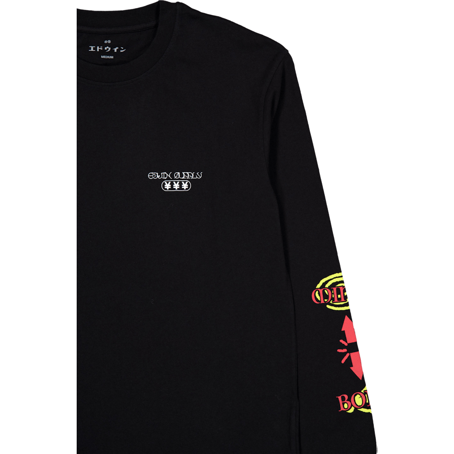 Tričko Pachinko Ls Black