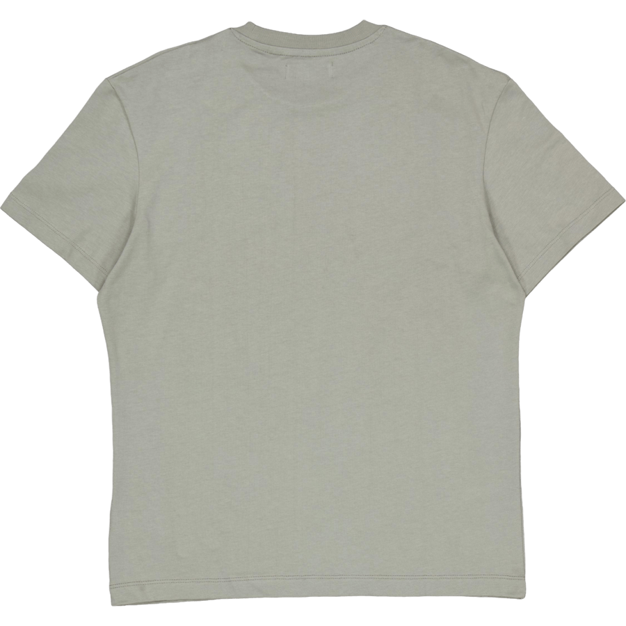 Gesticktes Logo Tee Grau Militär