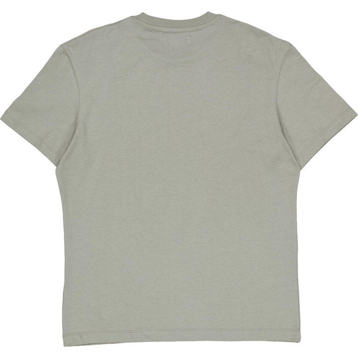 Gesticktes Logo Tee Grau Militär