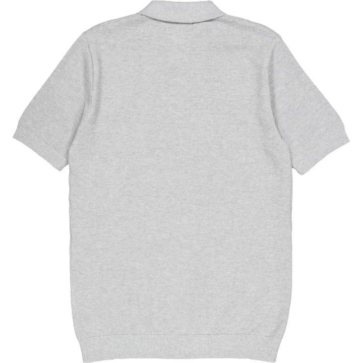 Pletená polokošeľa Grey Melange