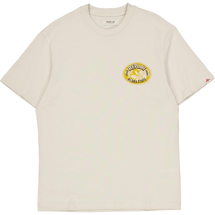 Backprint Tee Alabaster