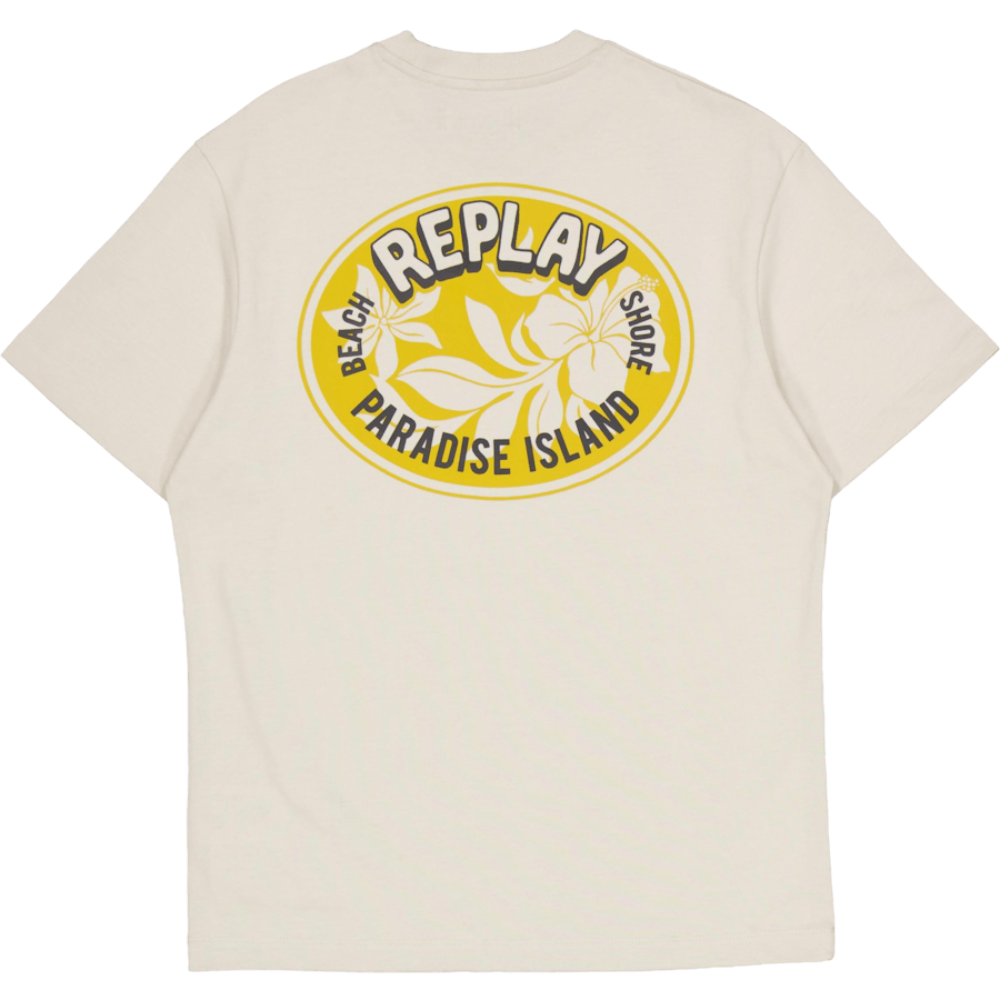 Backprint Tee Alabaster