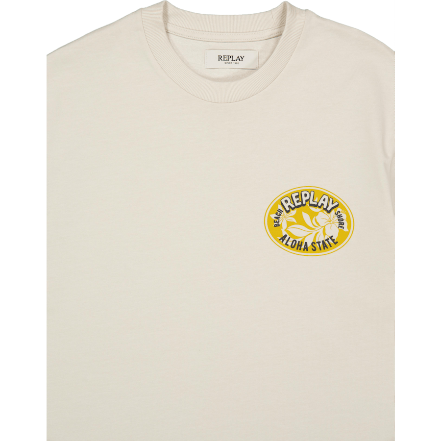 Backprint Tee Alabaster