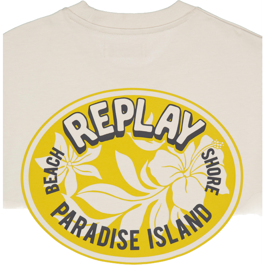 Backprint Tee Alabaster
