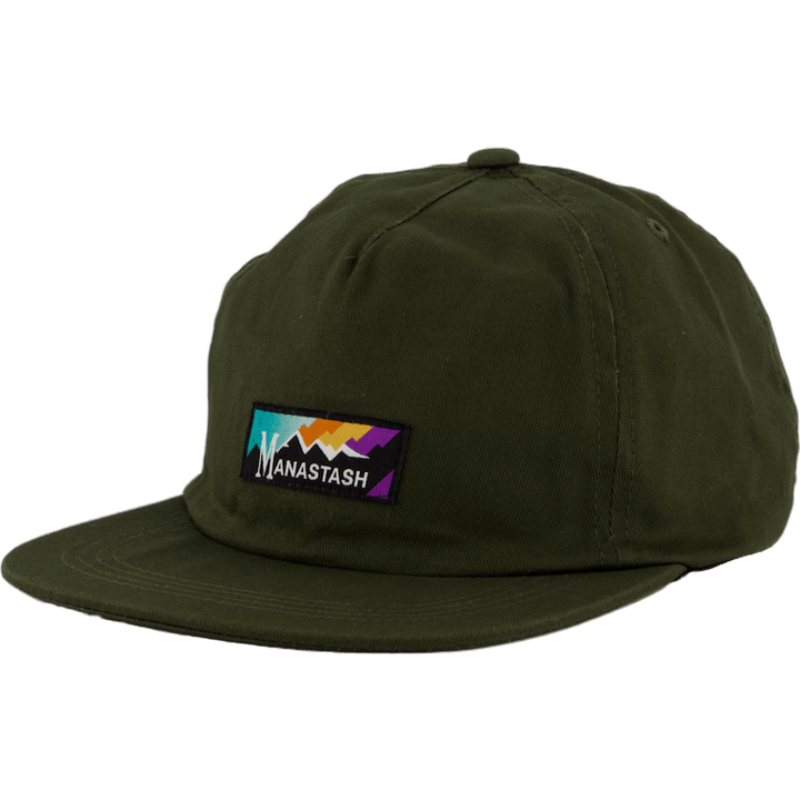 Rainbow Logo Cap Olive