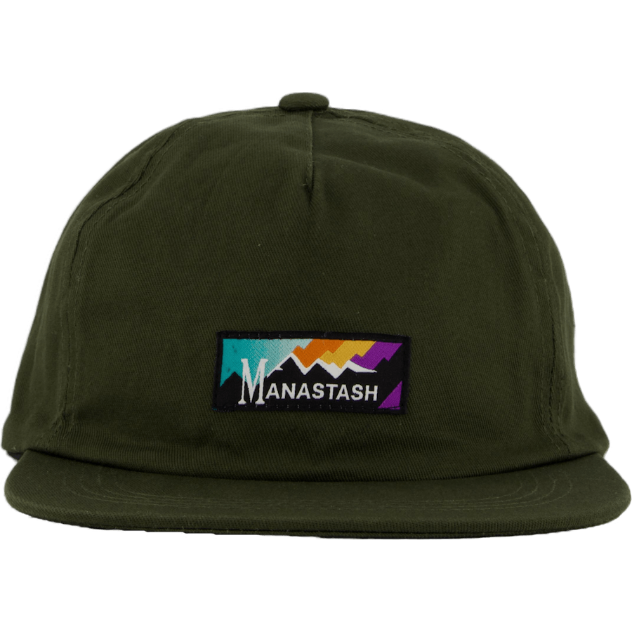 Rainbow Logo Cap Olive