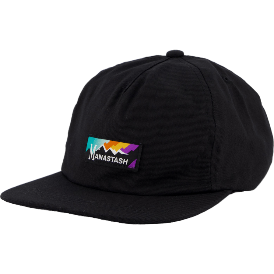 Rainbow Logo Cap Black