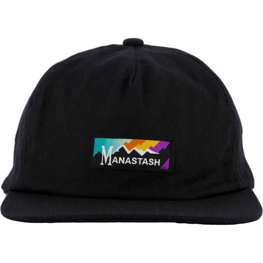 Rainbow Logo Cap Black