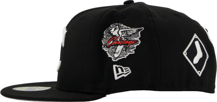 Mlb Coops Patch 59fifty Chiwh Blk
