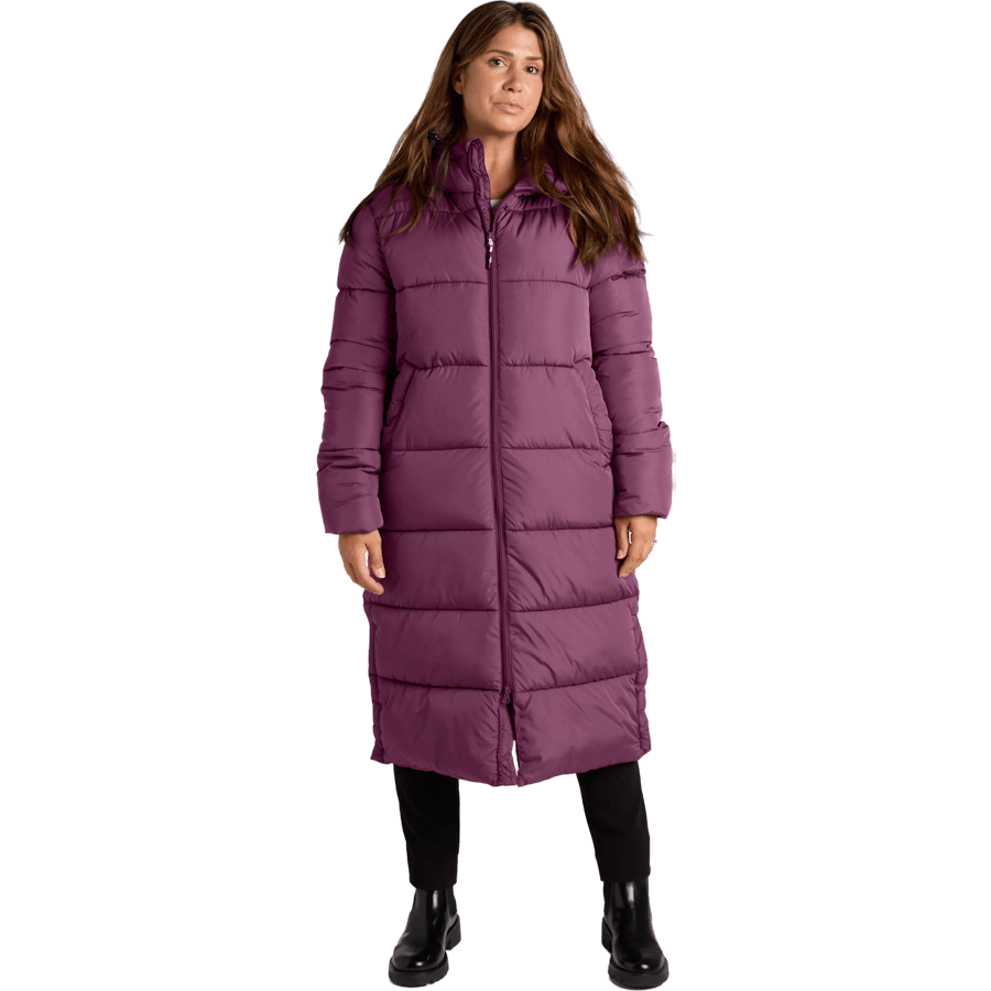 Deyna Reco Coat Red Plum