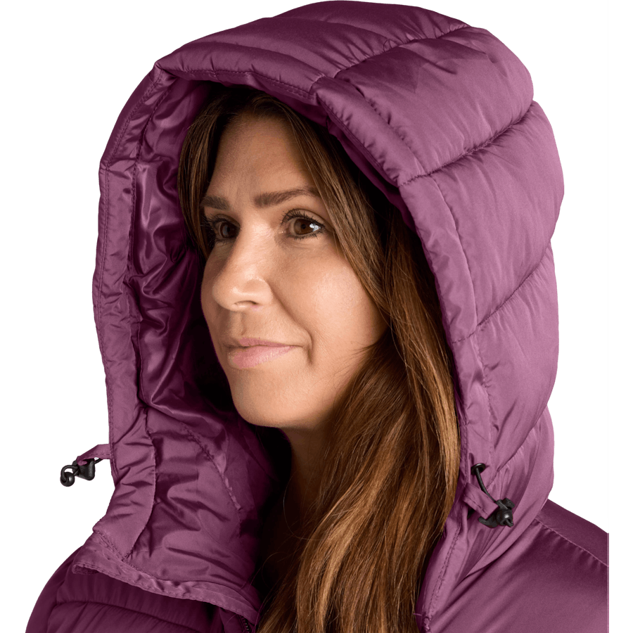 Deyna Reco Coat Red Plum