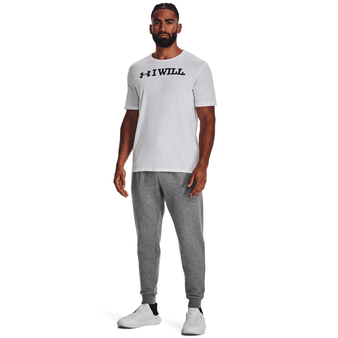 Ua Rival Fleece Joggerit Castlerock Light Heather