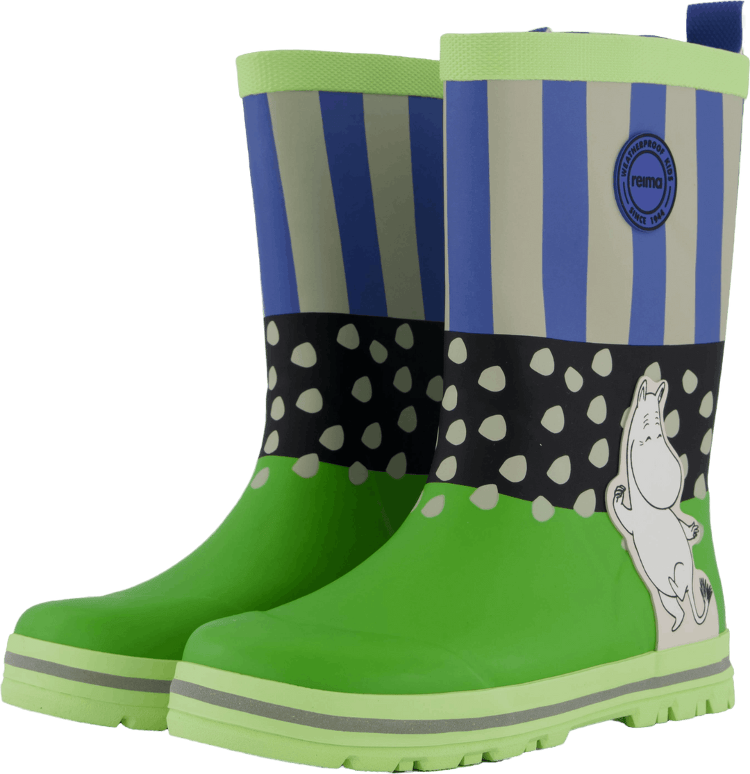 Rain boots Moomin Magisk Greenery