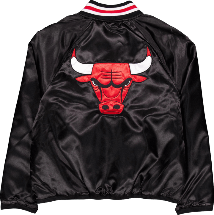 Nba Applique Satin Bomber Chic Blkfdr