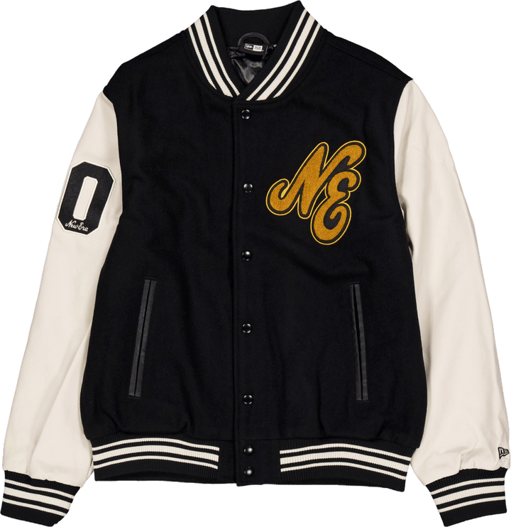 Ne Script Logo Varsity Jacka Blkofw