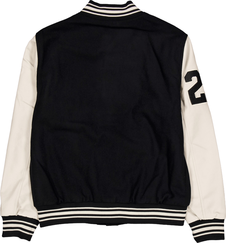 Ne Script Logo Varsity Jacka Blkofw