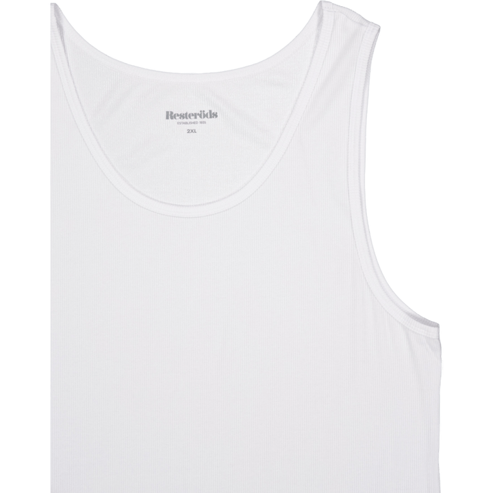 Tanktop 2-pack Bamboo White