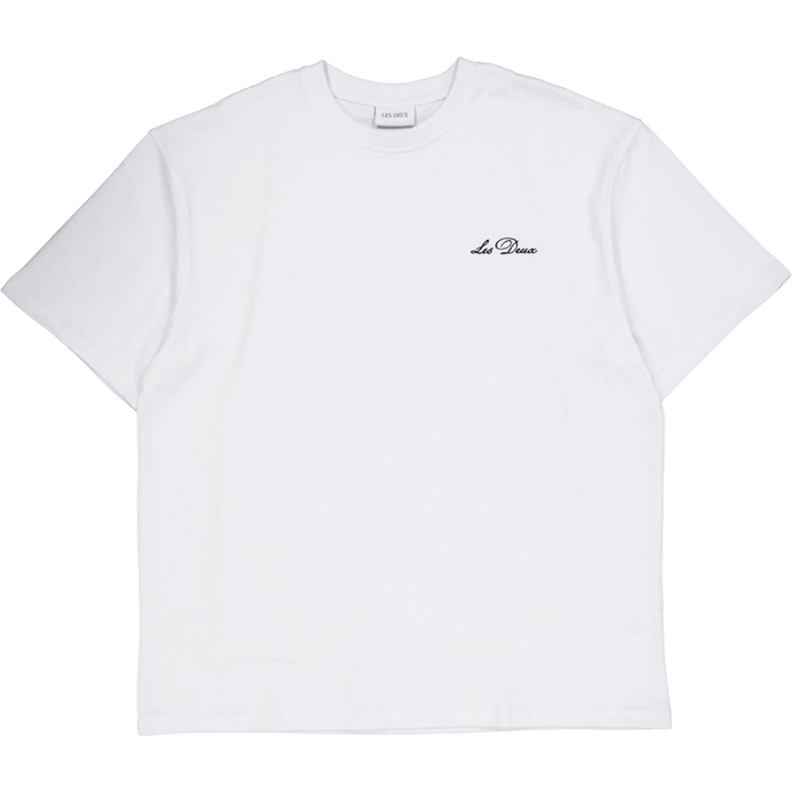 Crew T-shirt Wit/Zwart