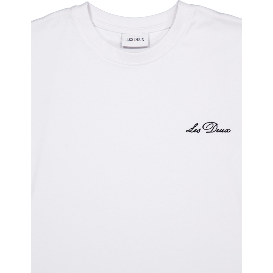 Crew T-shirt Wit/Zwart