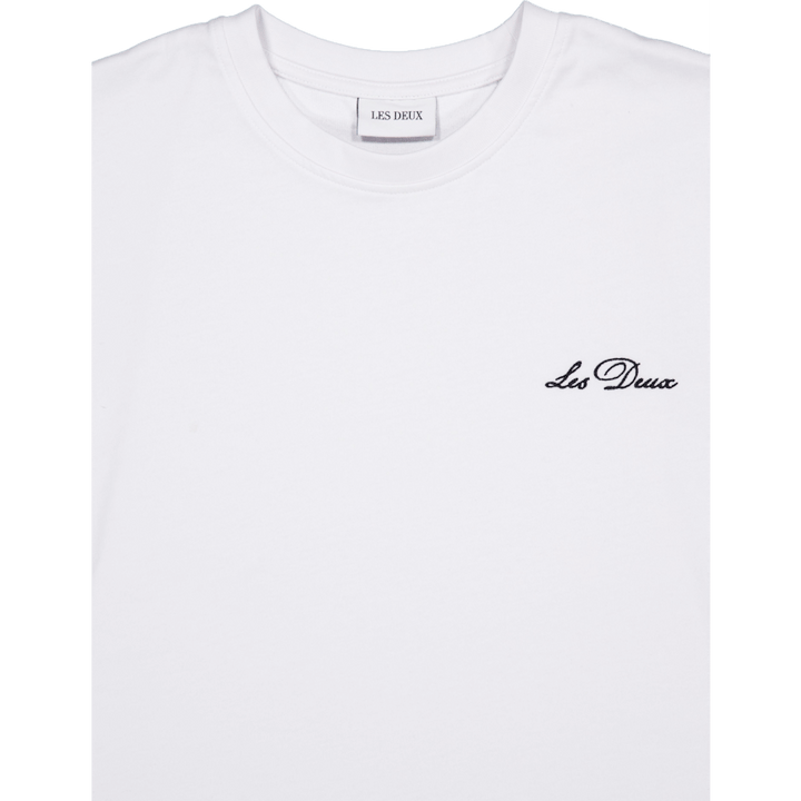 Crew T-shirt Wit/Zwart