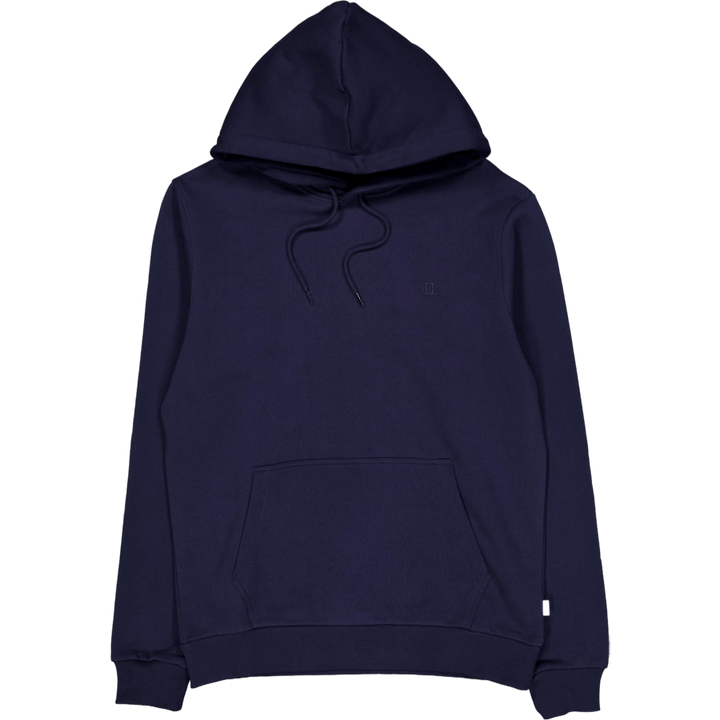 Nørregaard - Felpa con cappuccio Tonal - Marina scuro